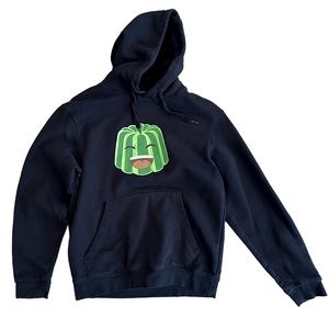 B&C Green Jello Hoodie Sweatshirt Gamer Unisex Sz S